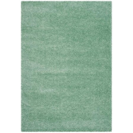 Safavieh Charlotte Shag Power Loomed Small Rectangle Rug- Teal- 4 x 6 ft. SGC720T-4